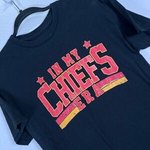 Kansas City Chiefs‎ Travis Kelce 87 In My Chiefs Era Black T-Shirt women's M